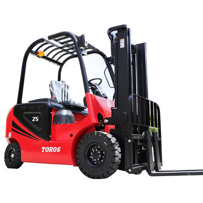 Caminhão de empilhadeira 100Ah-200Ah elétrico recarregável de 3 toneladas com pneu pneumático
