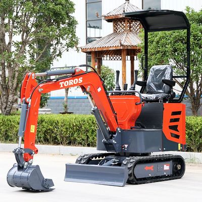 Excavadora mini-hidráulica de motor diesel EPA para projetos de construção