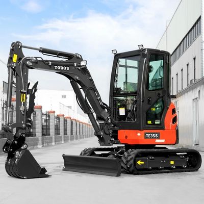 3.5 toneladas Mini Excavadora Hidráulica Máximo raio de escavação 4845mm Máximo profundidade de escavação 2880mm