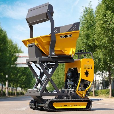 500 kg autocarregamento de rastreamento dumper 20mpa design leve versatilidade