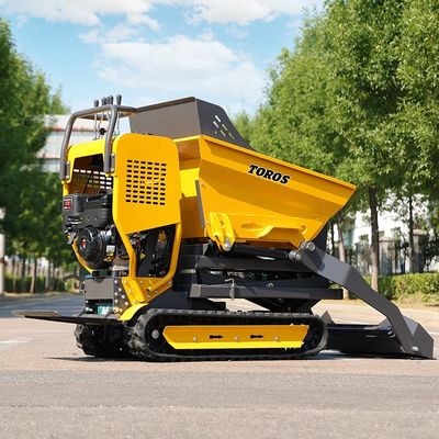 Velocidade de caminhada 1,7/3,5 Km/H Mini Crawler Dumper 10hp Potência do motor para paisagismo