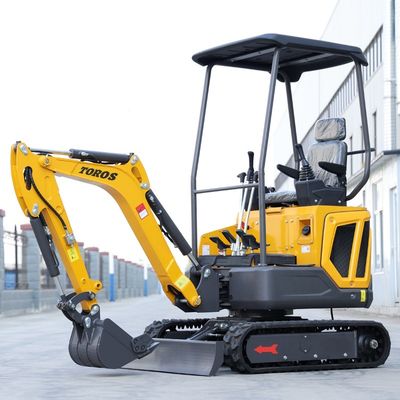 1.2 toneladas Mini Excavadora Hidráulica Excavadora de Transporte Distância do centro da pista 920 mm