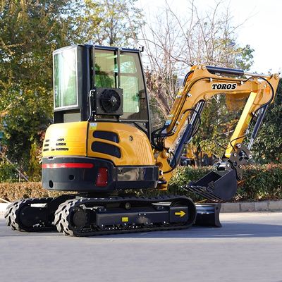 Mini Excavadora 3,5 toneladas Kubota Motor Pequena Escavação CE EPA EURO5 Micro Excavador Crawler Bagger