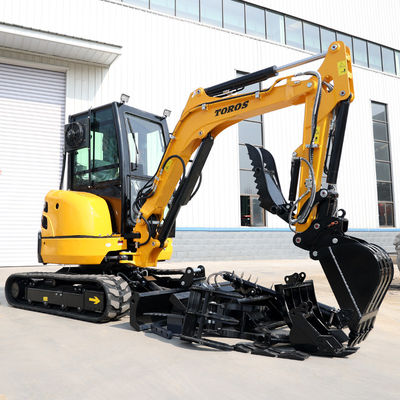 Mini Excavadora 3,5 toneladas Kubota Motor Pequena Escavação CE EPA EURO5 Micro Excavador Crawler Bagger