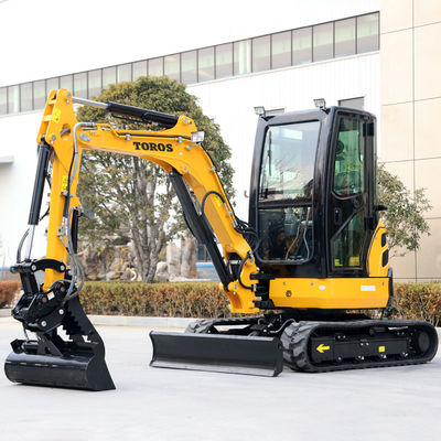 Mini Excavadora 3,5 toneladas Kubota Motor Pequena Escavação CE EPA EURO5 Micro Excavador Crawler Bagger