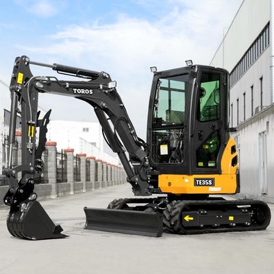 Mini Excavadora 3,5 toneladas Kubota Motor Pequena Escavação CE EPA EURO5 Micro Excavador Crawler Bagger