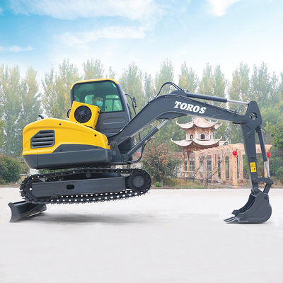 4000 kg Máquina mini-excavadora 300 mm Largura do carril Máximo raio de escavação 4730 mm