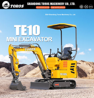 Toros, a última escavadeira mini, pequena escavadeira multifuncional, cores personalizáveis