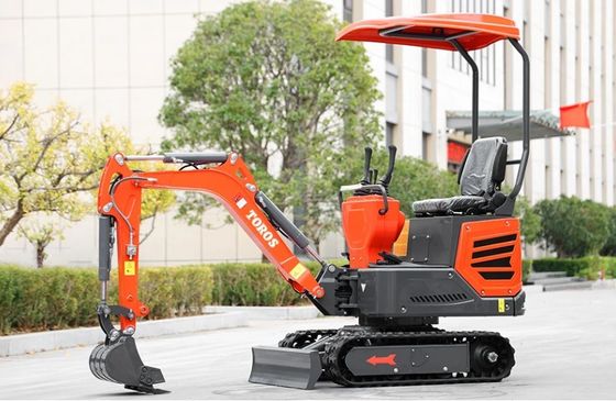 Mini escavadeira 1200kg peso operacional, motor Kubota
