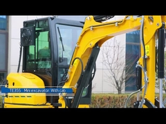 Toros 3,5 toneladas Mini Digger Minibagger Equipamento de escavação compacto