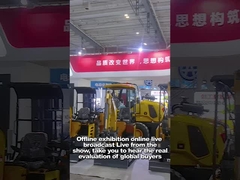 11.8KW 2600rpm 1,8 Ton Mini Excavator Pequena máquina de escavação para a agricultura